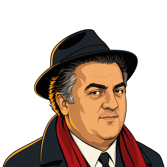Federico Fellini, illustrated