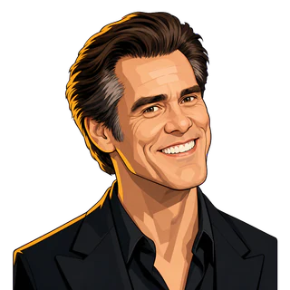 Jim Carrey, illustrated