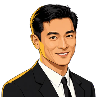 Andy Lau, illustrated