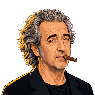 Paolo Sorrentino, illustrated