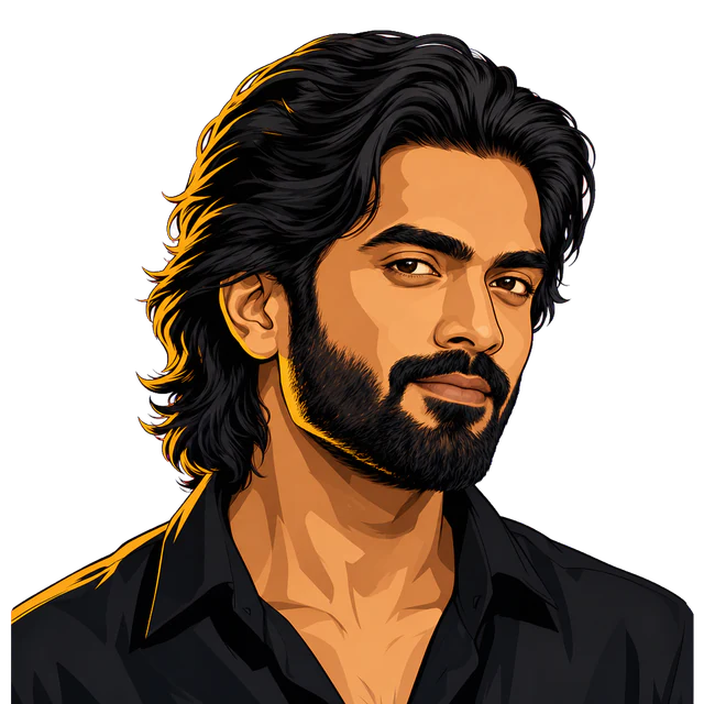 Silambarasan, illustrated