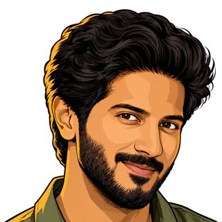 Dulquer Salmaan, illustrated
