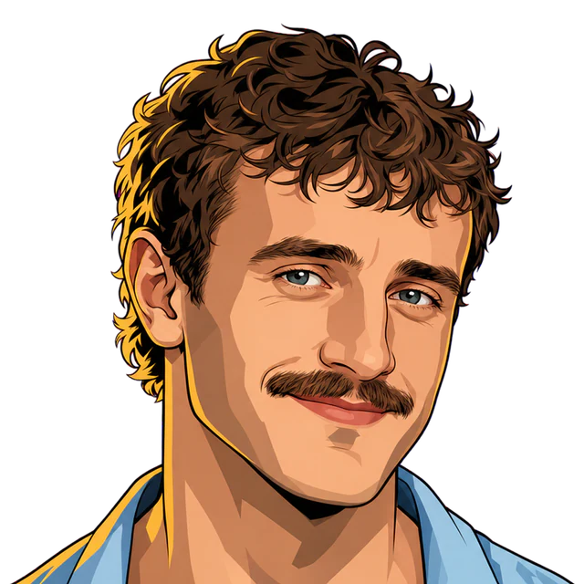 Paul Mescal, illustrated