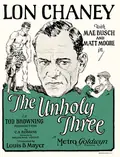 The Unholy Three poster