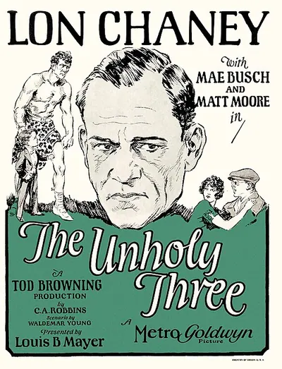 The Unholy Three poster