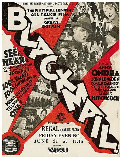 Blackmail poster