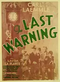 The Last Warning poster