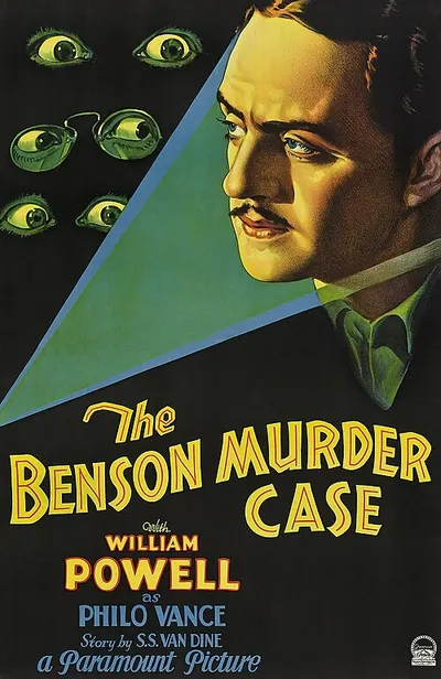 The Benson Murder Case poster