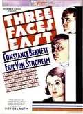 Three Faces East poster