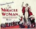 The Miracle Woman poster