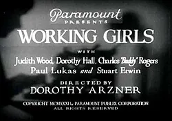 Working Girls poster