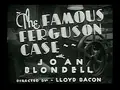 The Famous Ferguson Case poster