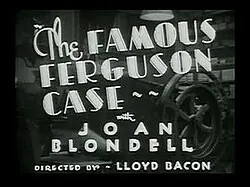 The Famous Ferguson Case poster