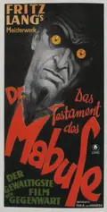 The Testament of Dr. Mabuse poster