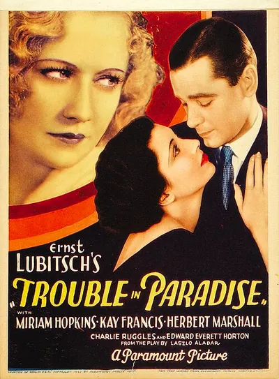 Trouble in Paradise poster