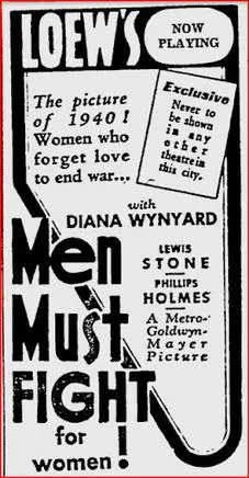 Men Must Fight poster