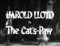 The Cat's-Paw poster