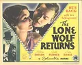 The Lone Wolf Returns poster