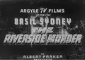 The Riverside Murder poster