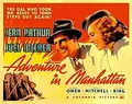 Adventure in Manhattan poster