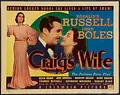 Craig's Wife poster
