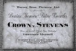 Crown v. Stevens poster