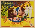His Brother's Wife poster