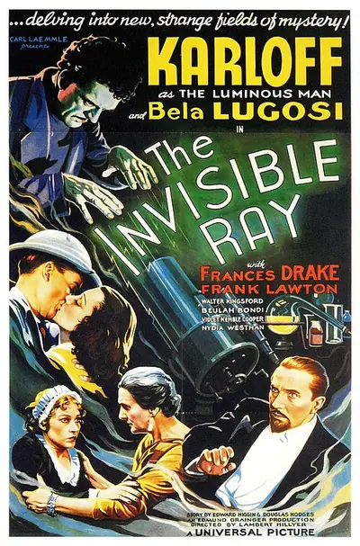 The Invisible Ray poster