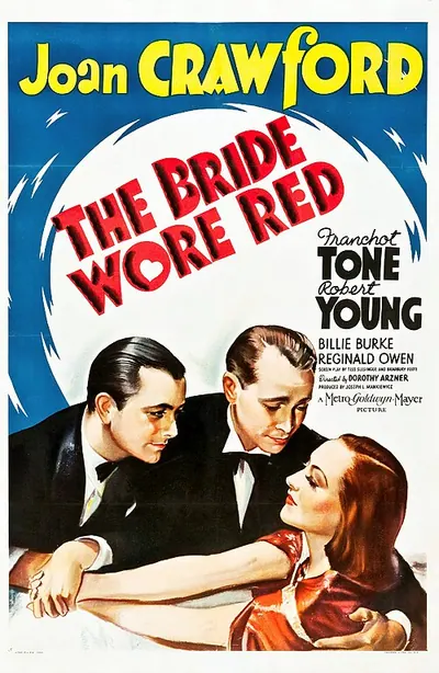 The Bride Wore Red poster