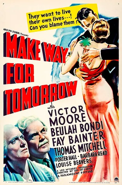 Make Way for Tomorrow poster