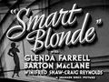 Smart Blonde poster