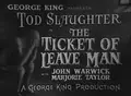 The Ticket of Leave Man poster