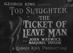 The Ticket of Leave Man poster