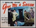Give Me a Sailor poster
