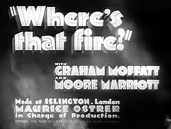 Where's That Fire poster