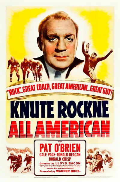 Knute Rockne All American poster