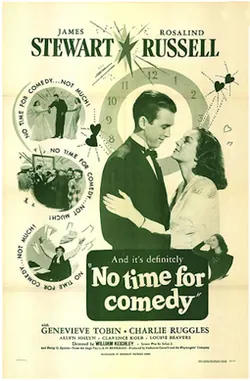 No Time for Comedy poster