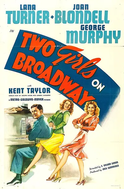 Two Girls on Broadway poster