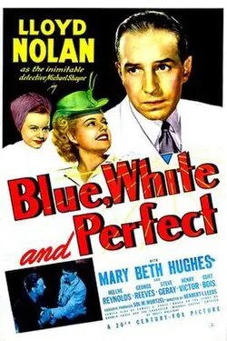 Blue, White and Perfect poster