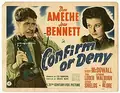 Confirm or Deny poster