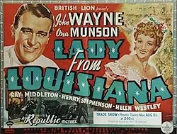 Lady from Louisiana poster