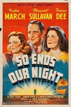 So Ends Our Night poster