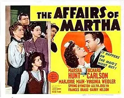 The Affairs of Martha poster
