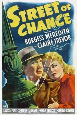 Street of Chance poster