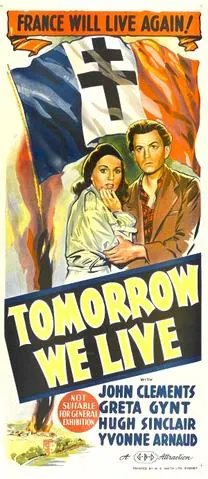 Tomorrow We Live poster