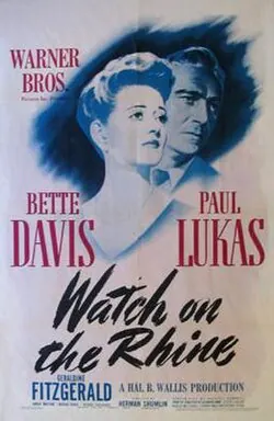 Watch on the Rhine poster