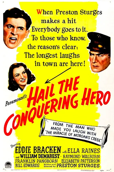 Hail the Conquering Hero poster