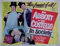 In Society poster