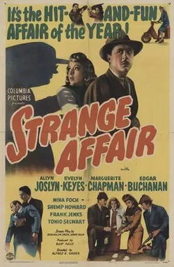 Strange Affair poster