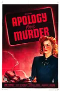 Apology for Murder poster